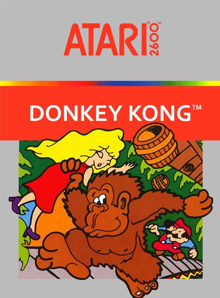 Donkey Kong - Atari 2600 (Atari) video game collectible - Main Image 1