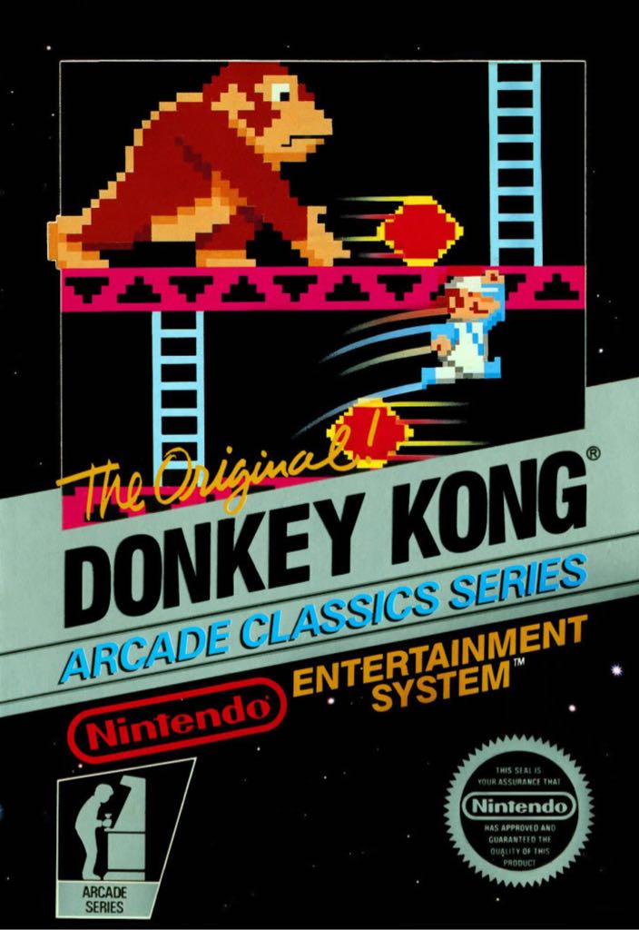 Donkey Kong - Nintendo Entertainment System (NES) video game collectible - Main Image 1
