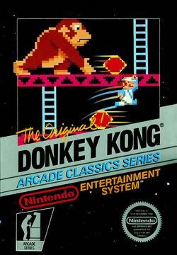 Donkey Kong - Nintendo Entertainment System (NES) (Nintendo) video game collectible - Main Image 1