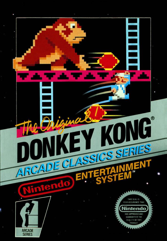 Donkey Kong - Nintendo Entertainment System (NES) (Nintendo) video game collectible - Main Image 1