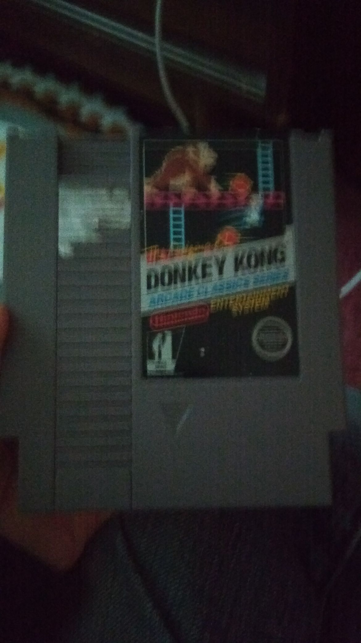 Donkey Kong - Nintendo Entertainment System (NES) video game collectible - Main Image 1