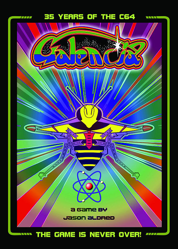 Galaga - Commodore 64 video game collectible - Main Image 2