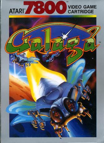 Galaga - Atari 7800 video game collectible - Main Image 1