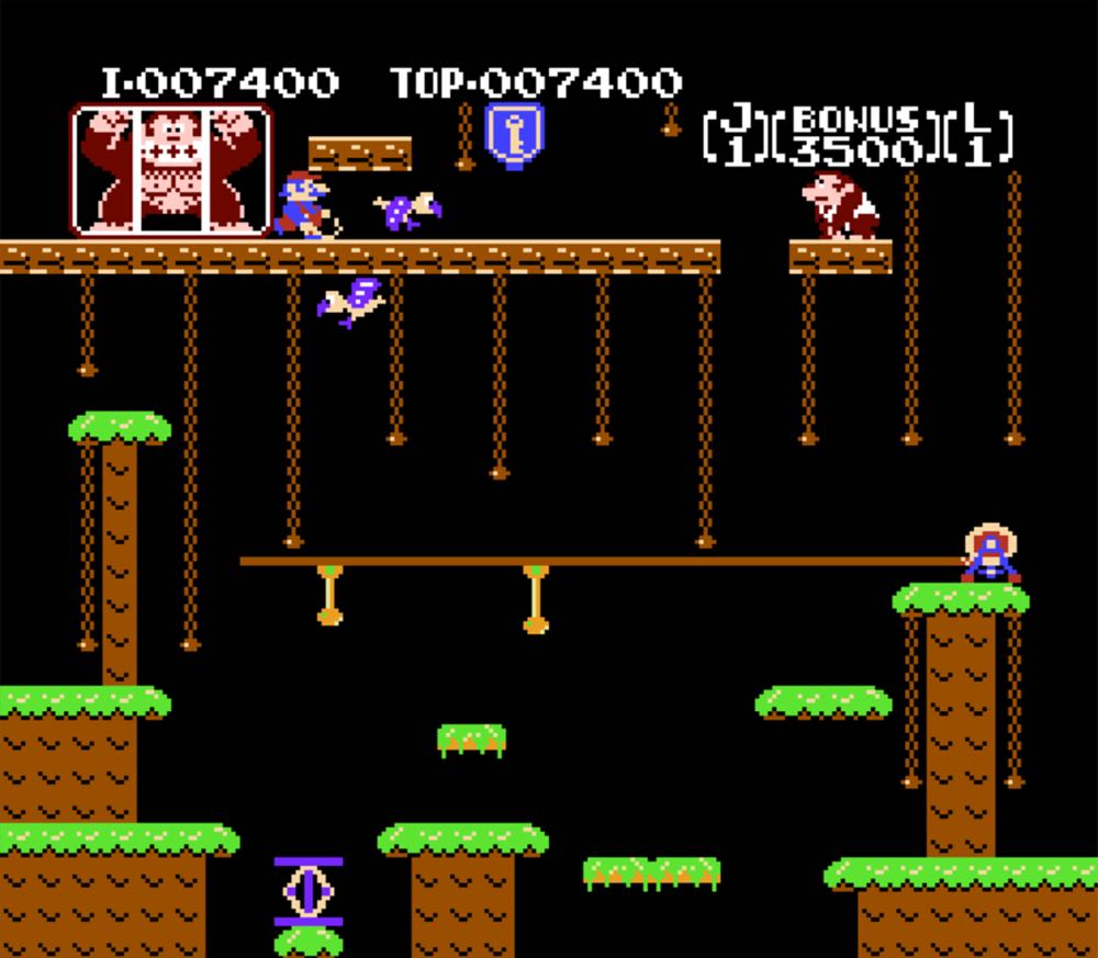 NES Mini Donkey Kong Jr. - Nintendo Entertainment System (NES) (Nintendo - 1) video game collectible [Barcode 4902370832150] - Main Image 4