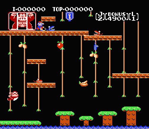 Donkey Kong Jr. - Nintendo 3DS Virtual Console (Nintendo - 2) video game collectible - Main Image 3