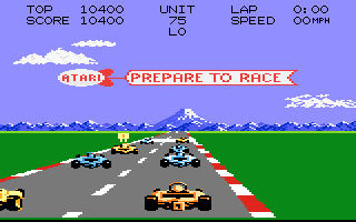 Pole Position II - Atari 7800 (Atari Corporation - 1) video game collectible - Main Image 4