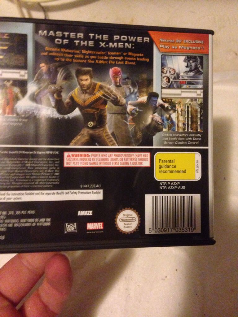 Xmen The Official Game - Nintendo DS video game collectible [Barcode 5030917035319] - Main Image 2