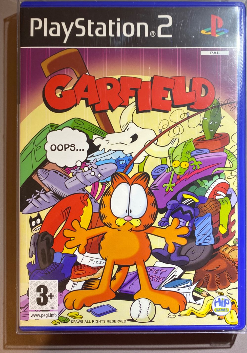 Garfield - Sony PlayStation 2 (PS2) (Hip Games - 1) video game collectible [Barcode 3760049399004] - Main Image 3