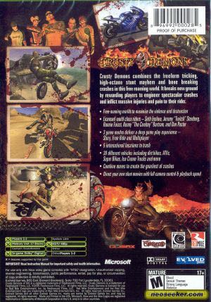 Crusty Demons - Microsoft Xbox video game collectible - Main Image 2