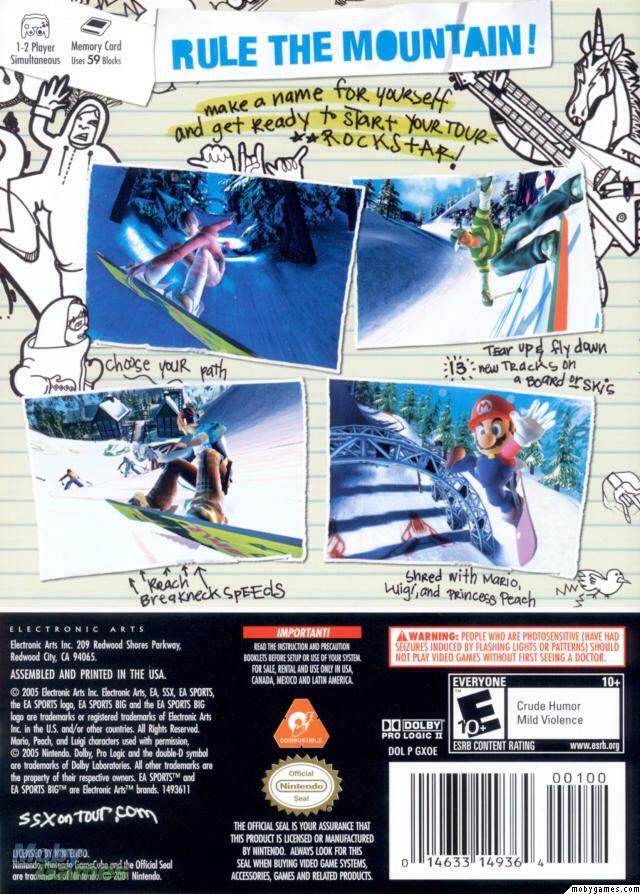 SSX On Tour - Nintendo GameCube (Electronic Arts/EA Games - 2) video game collectible [Barcode 014633149364] - Main Image 2