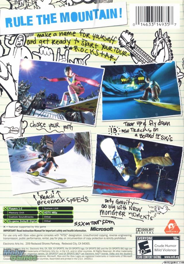 SSX On Tour - Microsoft Xbox video game collectible [Barcode 5030942046700] - Main Image 2