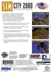 SIM City 2000 - Sega Saturn (Electronic Arts - 1) video game collectible [Barcode 046357102325] - Main Image 2