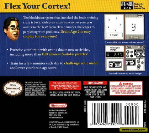 Brain Age 2 - Nintendo DS video game collectible [Barcode 045496739560] - Main Image 2