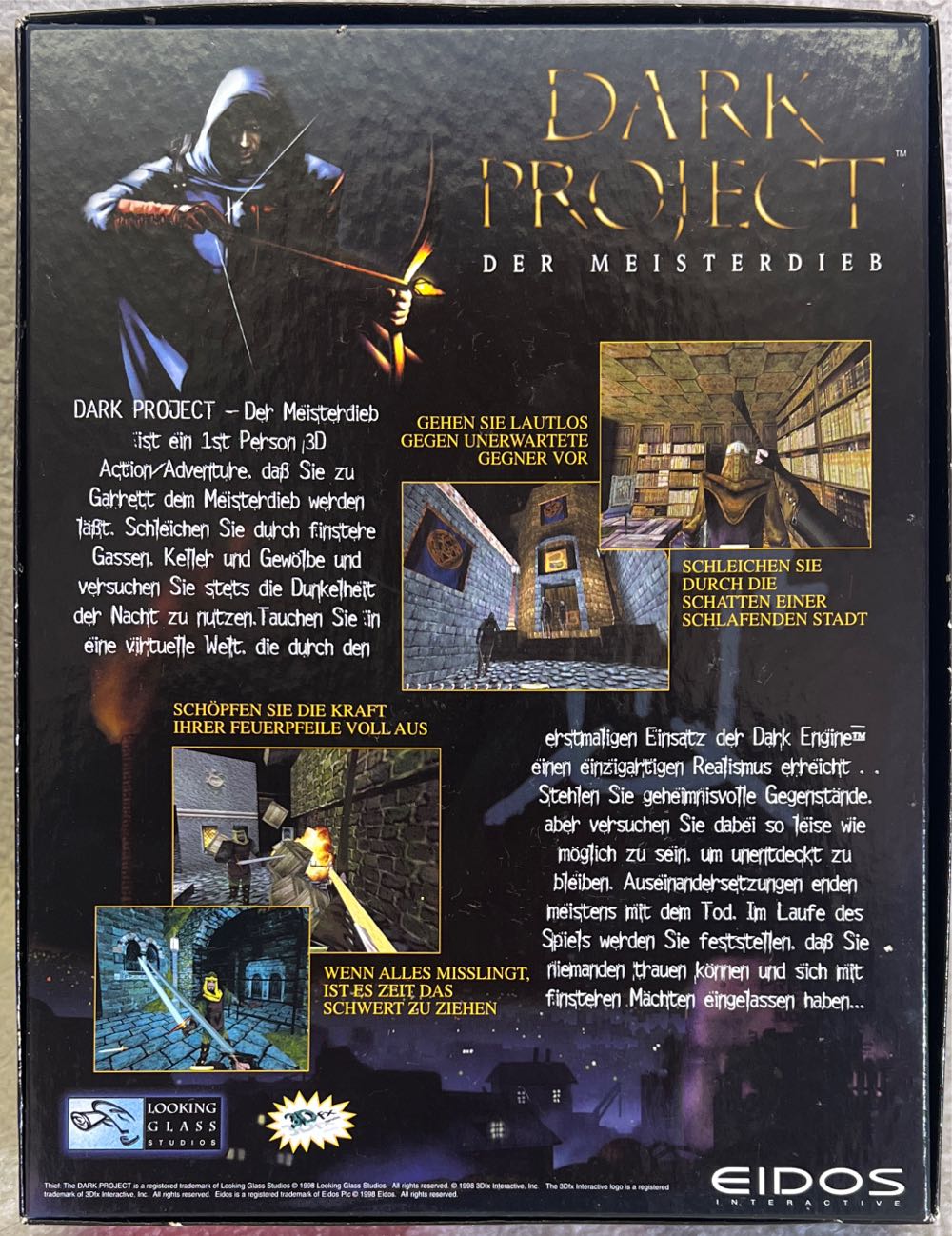 Dark Project - Der Meisterdieb - PC (Eidos Interactive) video game collectible [Barcode 5032921004565] - Main Image 2