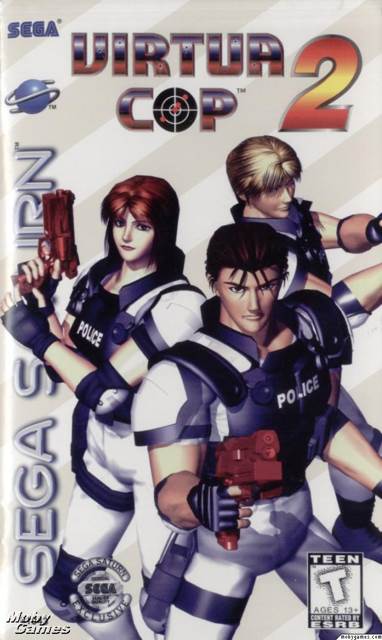 Virtua Cop 2 - Sega Saturn video game collectible - Main Image 1