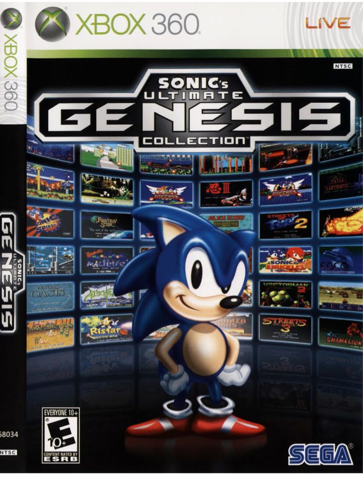 Sonics Ultimate Genesis Collection - Microsoft Xbox 360 video game collectible - Main Image 1