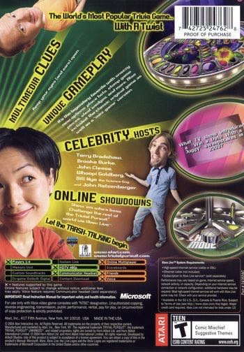 Trivial Pursuit: Unhinged - Microsoft Xbox (Atari Interactive - 4) video game collectible - Main Image 2