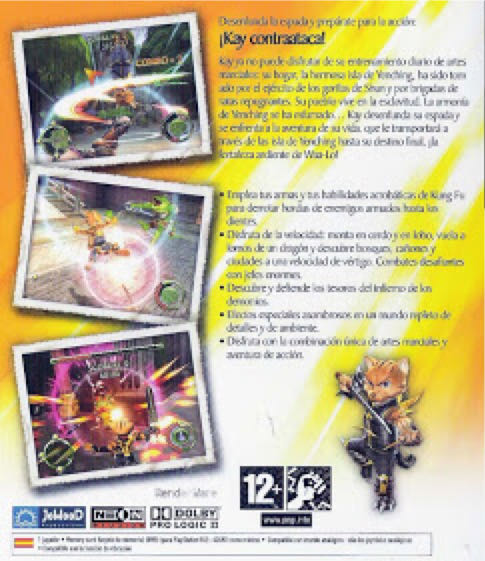 (PS3) Legend of Kay - Sony PlayStation Network (PSN) (JoWooD Productions - 1) video game collectible [Barcode 5006124102007] - Main Image 2