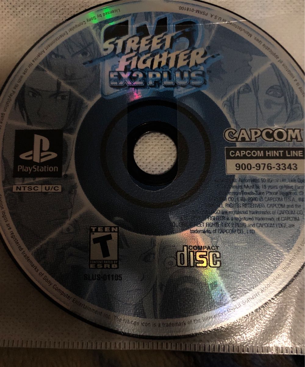Street Fighter EX2 Plus - Sony PlayStation (Capcom - 1-2) video game collectible - Main Image 4