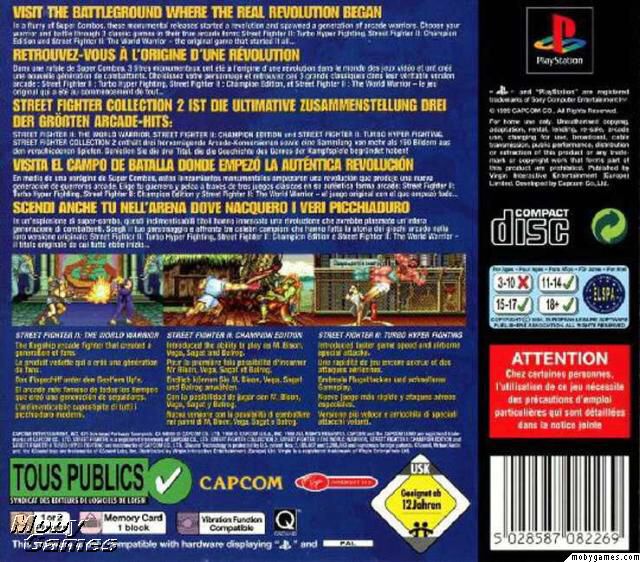 Street Fighter Collection 2 - Sony PlayStation video game collectible - Main Image 2