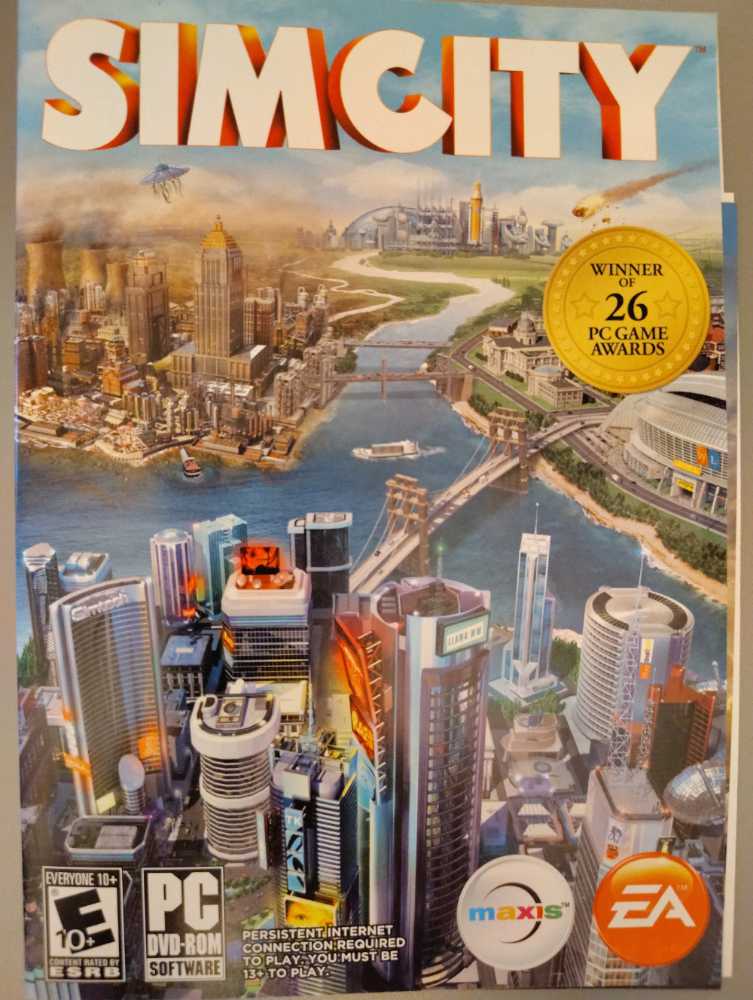 SimCity  -Lim. Ed.- - PC (Electronic Arts - 1) video game collectible [Barcode 014633197143] - Main Image 3