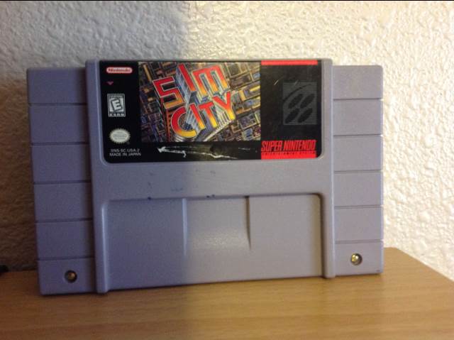 Sim City - Nintendo Super Nintendo Entertainment System (SNES) (1) video game collectible - Main Image 1