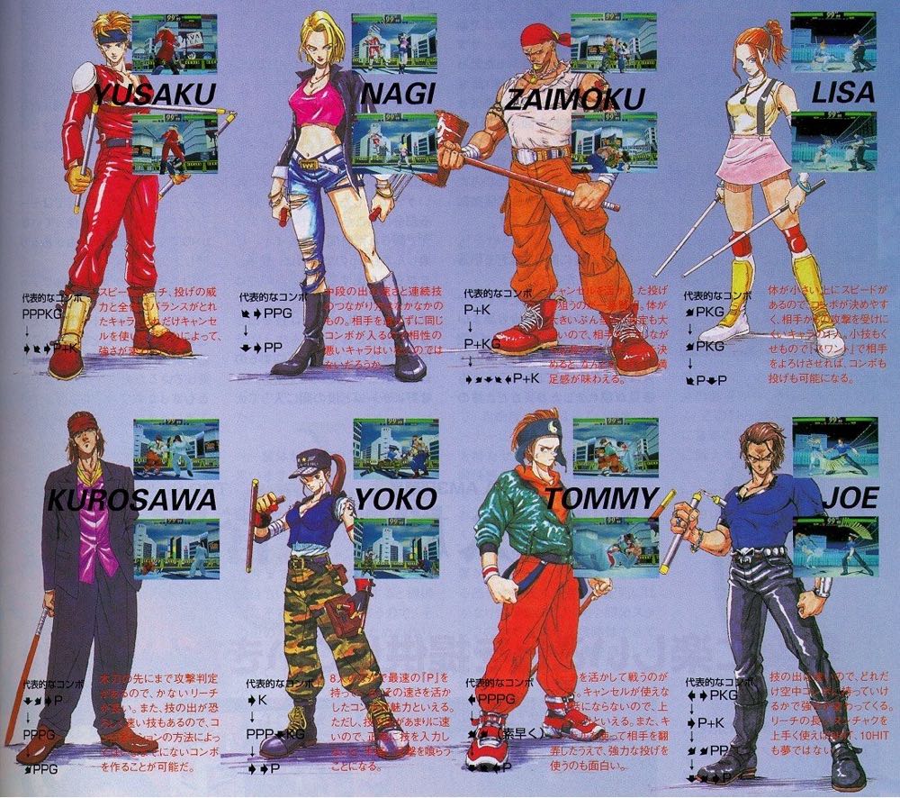 Last Bronx - Sega Saturn (Sega - 1-2) video game collectible [Barcode 4974365091521] - Main Image 4