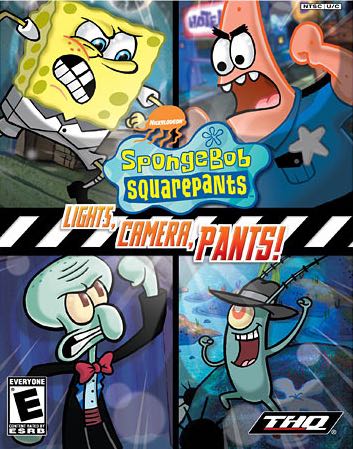 Spongebob Squarepants Lights, Camera, Pants! - Microsoft Xbox video game collectible - Main Image 2
