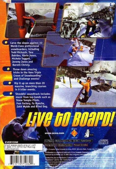 CoolBoarders 2001 - Sony PlayStation 2 (PS2) video game collectible - Main Image 2
