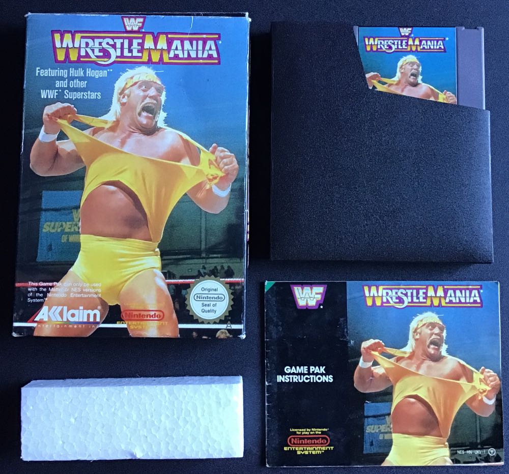 WWF Wrestlemania - Nintendo Entertainment System (NES) (Acclaim Entertainment - 2) video game collectible [Barcode 0021481105015] - Main Image 3