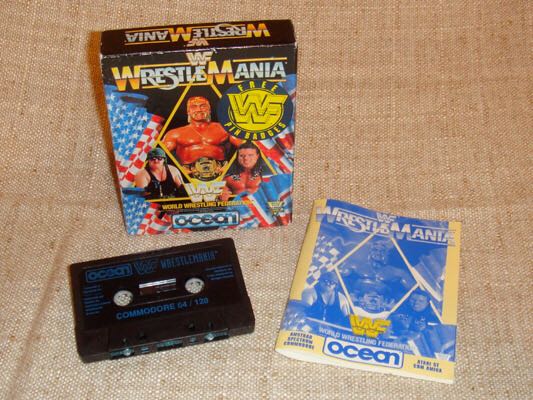 WWF Wrestlemania - Commodore 64 video game collectible [Barcode 5013156016950] - Main Image 2