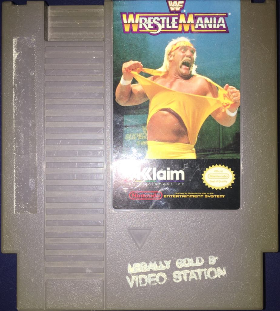 WWF Wrestlemania - Nintendo Entertainment System (NES) video game collectible - Main Image 1