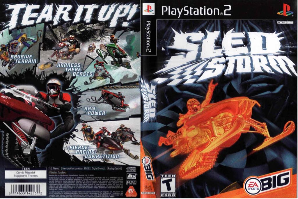 Sled Storm - Sony PlayStation 2 (PS2) video game collectible [Barcode 5030932027887] - Main Image 2
