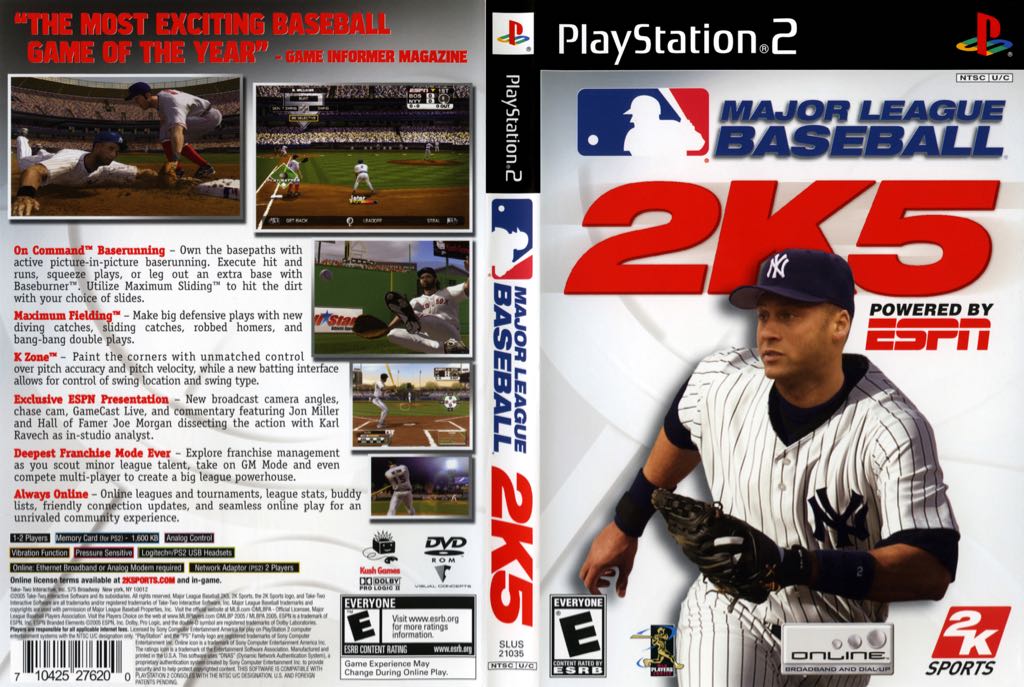 MLB 2K5 - Sony PlayStation 2 (PS2) (2k Sport) video game collectible - Main Image 2