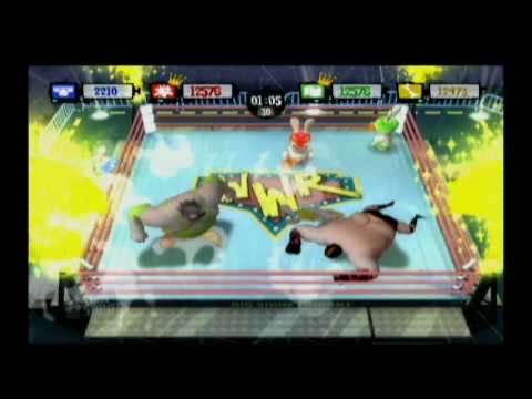 Rayman Raving Rabbids TV Party - Nintendo Wii (Ubisoft - 4) video game collectible [Barcode 008222174950] - Main Image 4