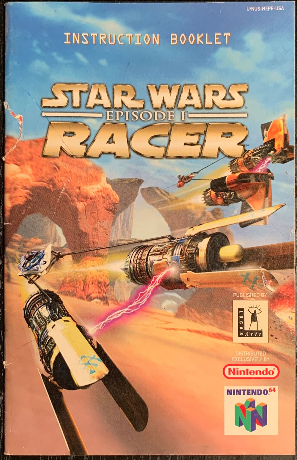 (1999) Star Wars: Episode I - Racer - Nintendo 64 (N64) (LucasArts) video game collectible - Main Image 2