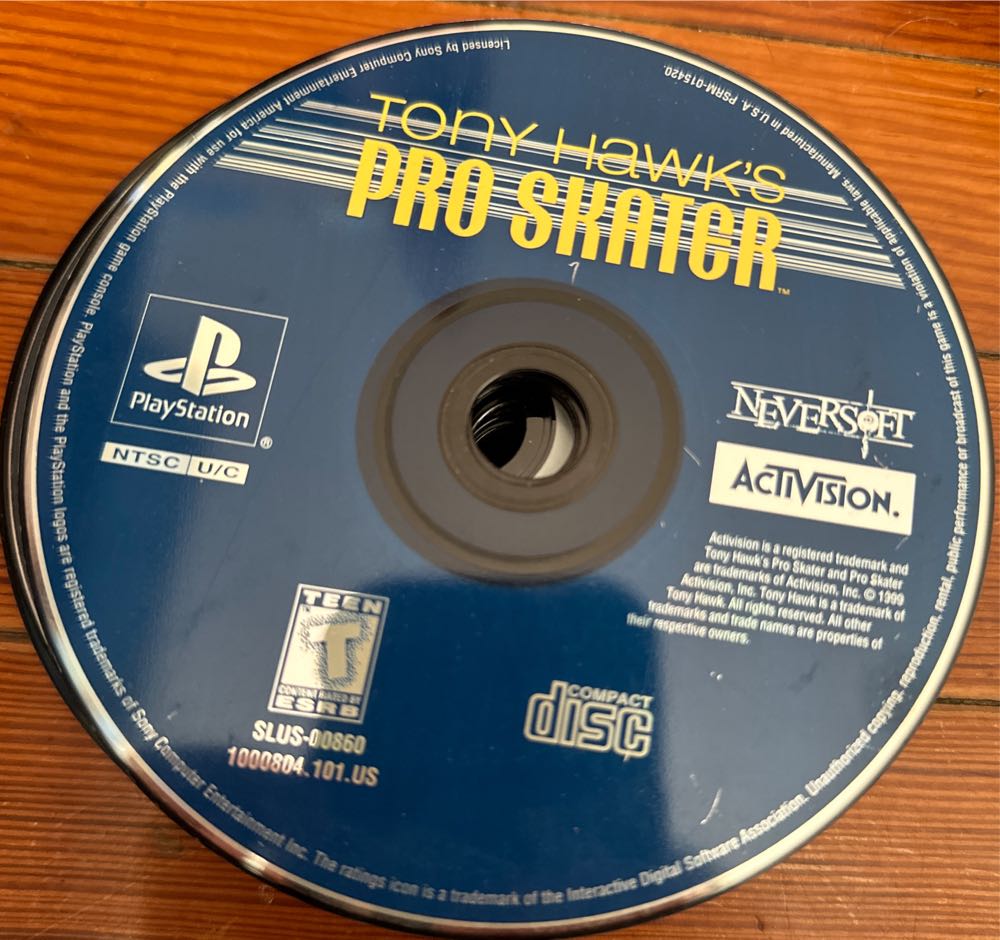 Tony Hawk Pro Skater - Sony PlayStation video game collectible - Main Image 2