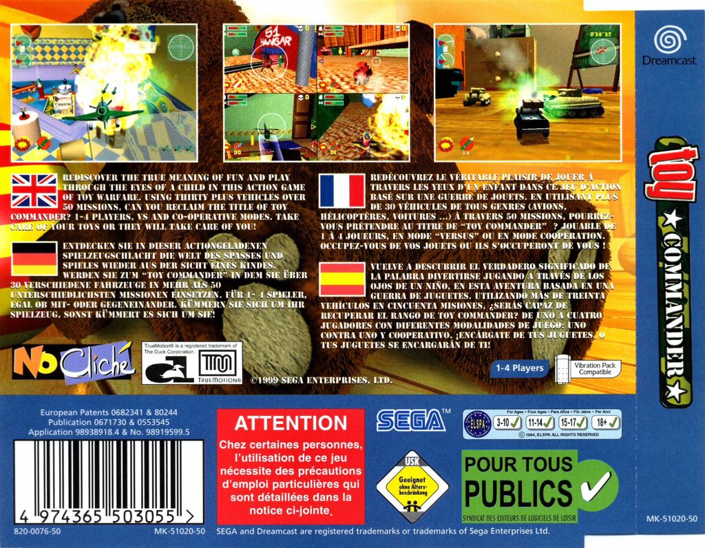 Toy Commander - Sega Dreamcast (Eidos) video game collectible - Main Image 2