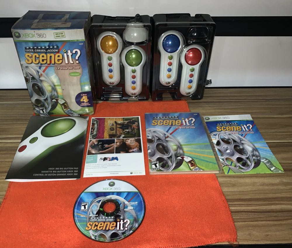 Scene It? Light Camera Action! - Microsoft Xbox 360 (Microsoft Game Studios - 1-4) video game collectible [Barcode 882224600101] - Main Image 2