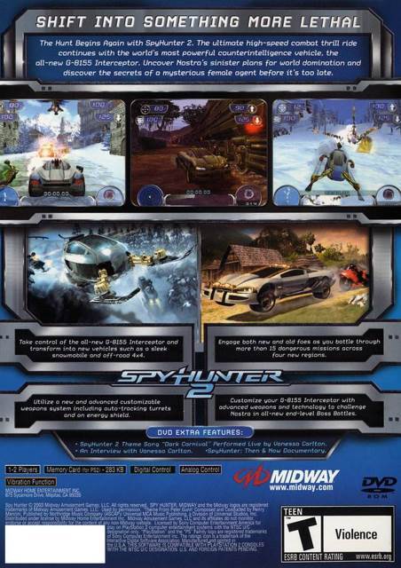 Spy Hunter 2 - Sony PlayStation 2 (PS2) (Midway - 2) video game collectible [Barcode 031719268771] - Main Image 2