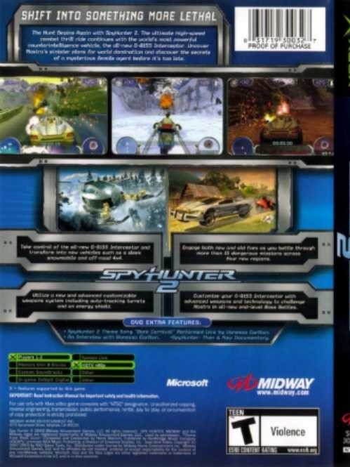 Spyhunter 2 - Microsoft Xbox (Midway Games - 1) video game collectible - Main Image 2