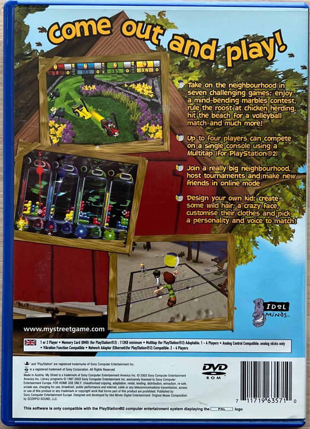 My Street - Sony PlayStation 2 (PS2) video game collectible [Barcode 711719635710] - Main Image 2
