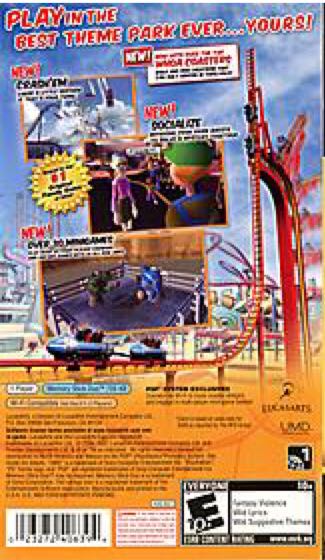 Thrillville Off The Rails - Sony PlayStation Portable (PSP) video game collectible [Barcode 023272004910] - Main Image 2