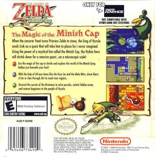 The Legend of Zelda: The Minish Cap - Nintendo Game Boy Advance (GBA) (Nintendo - 1) video game collectible [Barcode 045496734909] - Main Image 2