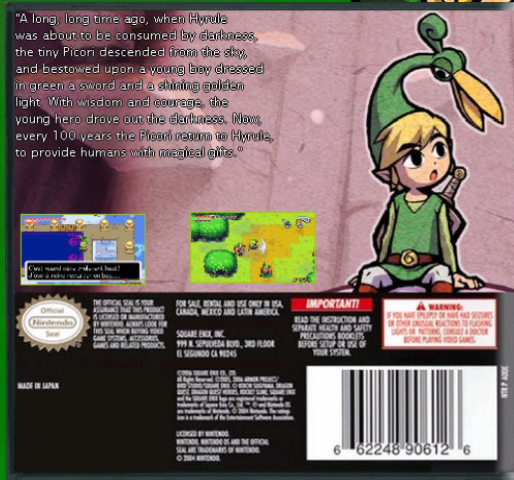The Legend Of Zelda: The Minish Cap - Nintendo Wii U (Nintendo) video game collectible - Main Image 2