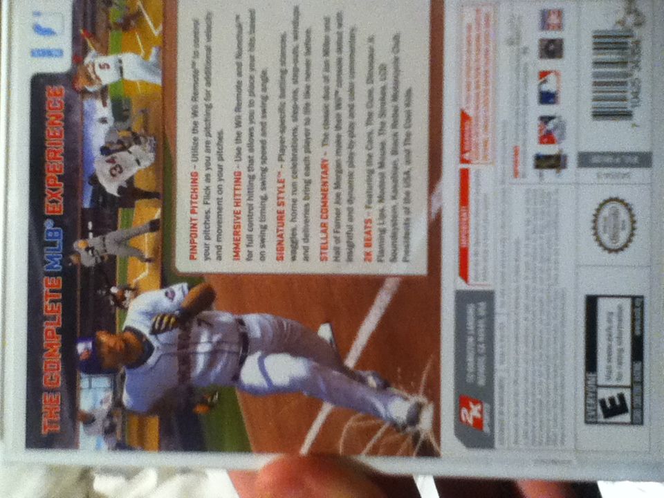 Major League Baseball 2K8 - Nintendo Wii (2K Sports - 2) video game collectible [Barcode 710425343858] - Main Image 2