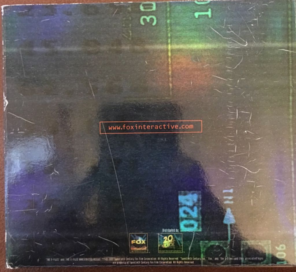 The X-Files - PC (Fox Interactive - 1) video game collectible - Main Image 2