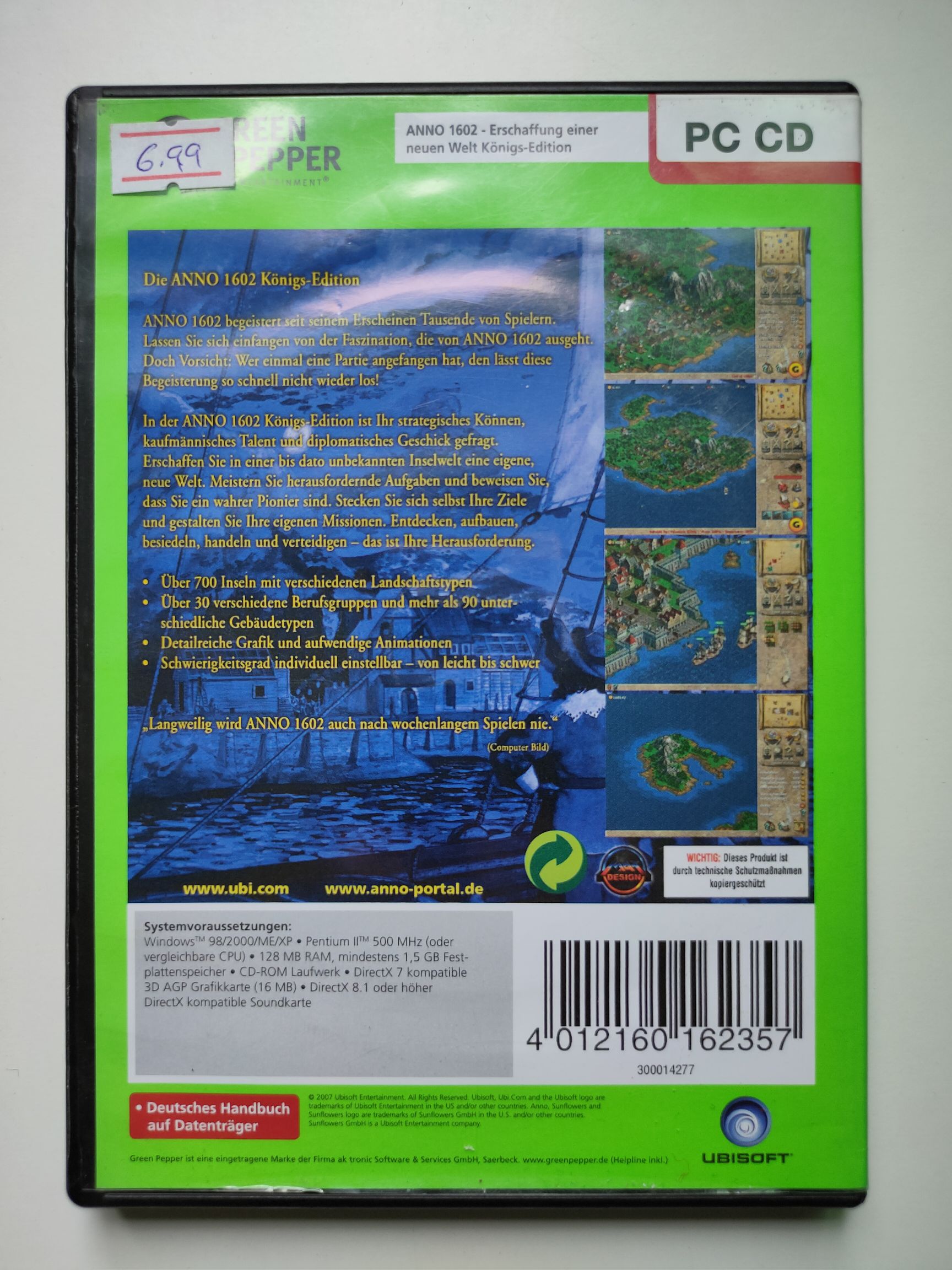 ANNO 1602 - PC (Ubisoft Entertainment Software - 1) video game collectible [Barcode 4012160162357] - Main Image 2