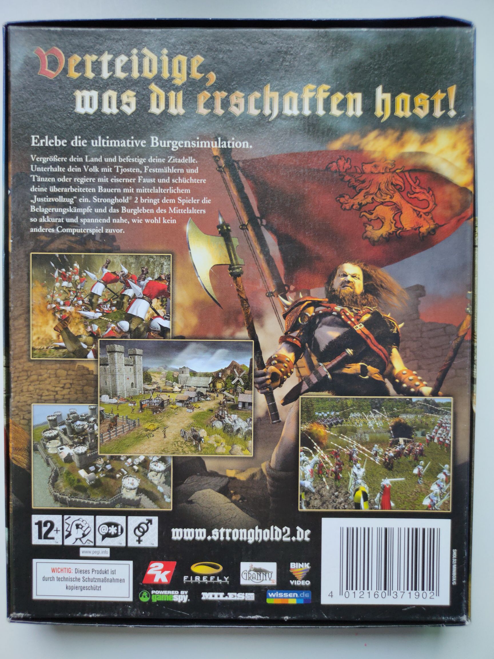 Stronghold 2 - PC (2K Boston/2K - 1) video game collectible [Barcode 4012160371902] - Main Image 2