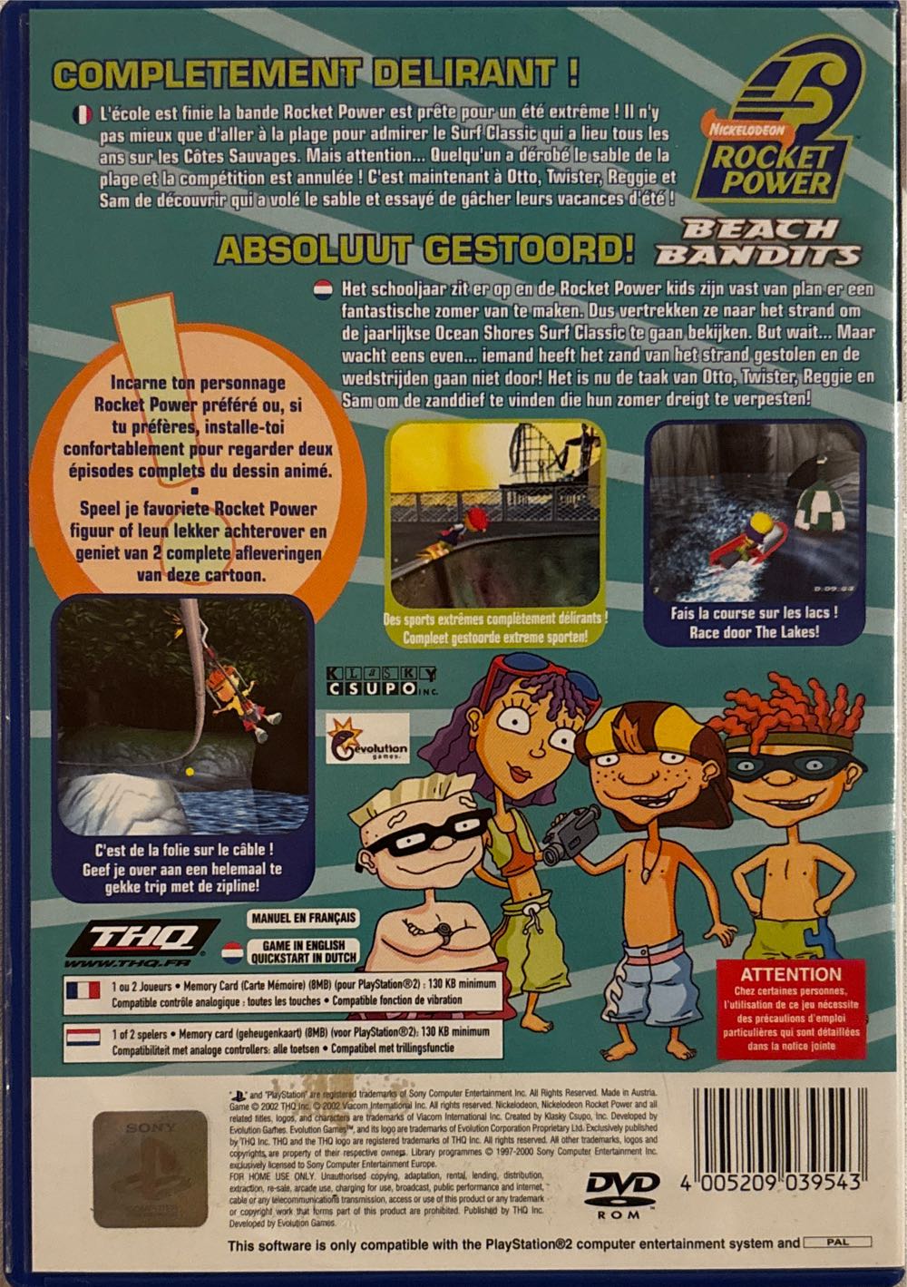 Beach Bandits - Sony PlayStation 2 (PS2) video game collectible [Barcode 4005209039543] - Main Image 2